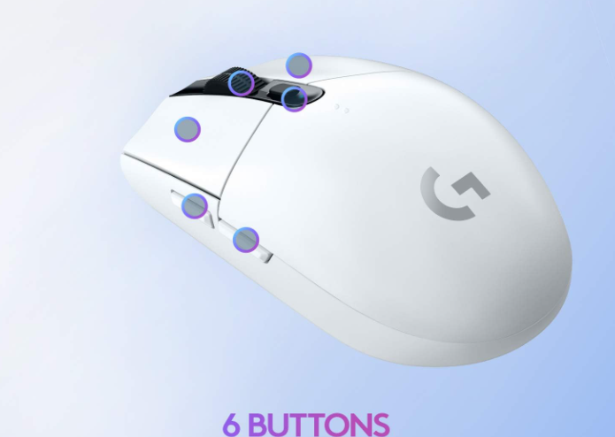 Logitech G305 LIGHTSPEED | Wireless Gaming Mouse | GamingVault — 12K DPI (White)