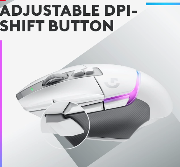 Logitech G502 X Plus | Wireless Gaming Mouse | GamingVault — 25.6K DPI (White)