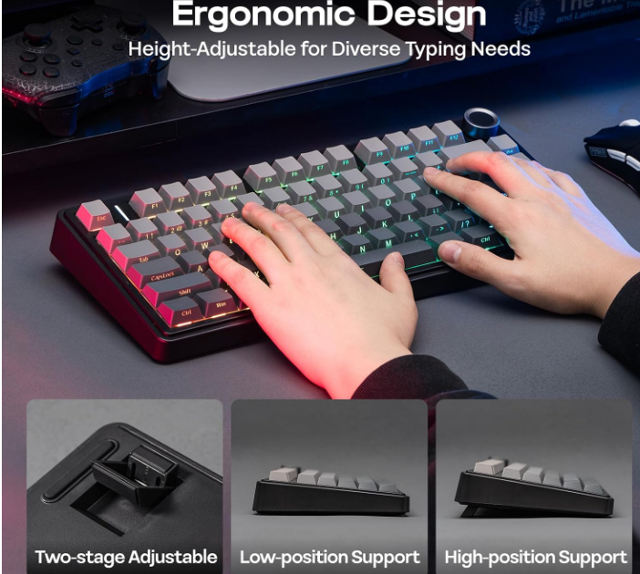 Epomaker x Aula F75 | Wireless Mechanical Gaming Keyboard | Gamingvault Hot-Swappable 75%